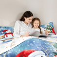 thumbnail image 5 of Castle Fairy 3-Piece Full Comforter Set with Sparrow Snowman Christmas Design, 5 of 8