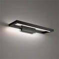 thumbnail image 2 of WAC Lighting View 20" 3-CCT 2700K LED Aluminum Bathroom Vanity Light in Black, 2 of 7
