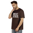 thumbnail image 4 of Inkmeso T-Shirt à Col Rond pour Hommes avec Imprimé Graphique Best Papa Ever.€ T-Shirt pour la Fête des Pères, 4 of 7