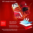 thumbnail image 3 of Eigraketly Guante de esquí para niños y niñas, calentador de manos para exteriores, cubierta de mano para mantener el calor, guantes térmicos Ciclismo Azul, 3 of 6