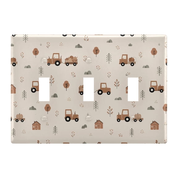 Light Switch Cover Autumn Tree Plates Faceplate Decorative Switch Plate for Bedroom Home Decor