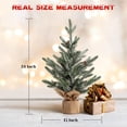 thumbnail image 2 of Árbol de Navidad LinTimes de 60 cm con 50 luces LED y frutos rojos, 2 of 7