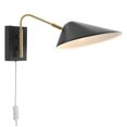 thumbnail image 1 of Aplique de Pared Modway Journey 7" Negro y Dorado con Brazo Articulado, 1 of 8