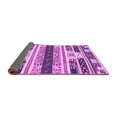 thumbnail image 2 of Ahgly Company Indoor Round Abstract Purple Modern Area Rugs, 6' Round, 2 of 4