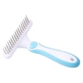thumbnail image 2 of Pet Grooming Brush - Undercoat Rake for Dogs, Cats, Dematting Deshedding Brush Comb - Ideal for Thick, Long Hair, Matted Pets - Professional Shedding Tool, 2 of 5