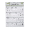thumbnail image 1 of Trumpet Chord Chart, Fingering Notes, Musical Instrument Reference Guide, for Home Tutoring, Large Format, 1 of 4