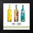 thumbnail image 2 of JMB Designs 12x12 Black Modern Framed Museum Art Print Titled - Time for Wine, 2 of 5