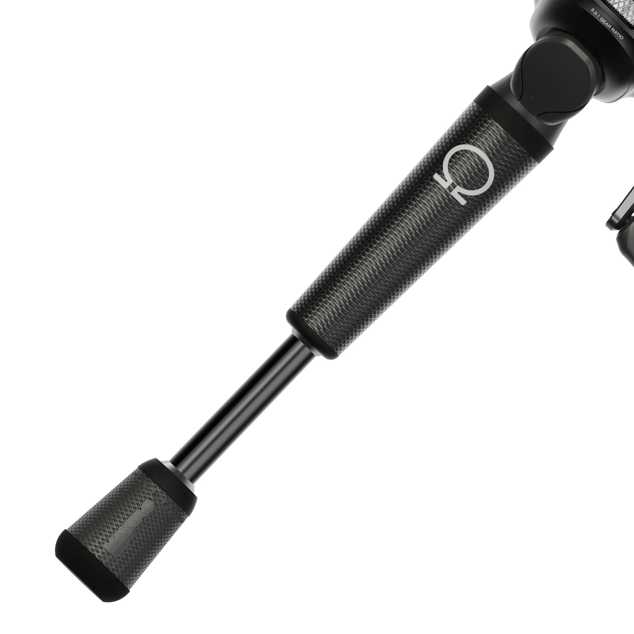 Zebco Omega Pro Spincast Reel and Fishing Rod Combo, 6-Foot Rod, Size 30 Reel, Black
