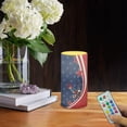 thumbnail image 2 of COEQINE 4th of July Eagle American Flag Star LED Candle Patriotic Flickering Wick Electric Candles Independence Day Decorative Tealight for Home Fourth of July Decoration, 2 of 7