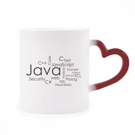 

Programmer Program Related Java Heat Sensitive Mug Red Color Changing Stoneware Cup