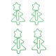 thumbnail image 4 of Clips de papel elegantes con forma de árbol de Navidad, Clips de papel multiusos de Metal galvanizado para el hogar, escuela y oficina, 100 Uds., 4 of 5