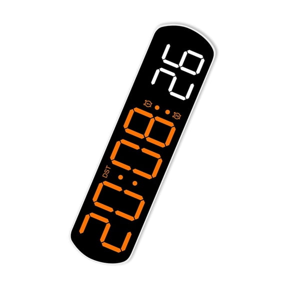 Modern Electronic Bedside LED Alarm Clock Feature Jump Second Temperature Display Adjustable Brightness and Countdown