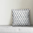 thumbnail image 2 of Creative Products Slate Fishnet Pattern 18x18 Indoor / Outdoor Pillow, 2 of 2