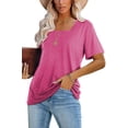 thumbnail image 2 of Camisa Lunivop para Mujer, Verano, Cuello Cuadrado, Manga Corta, 2 of 3