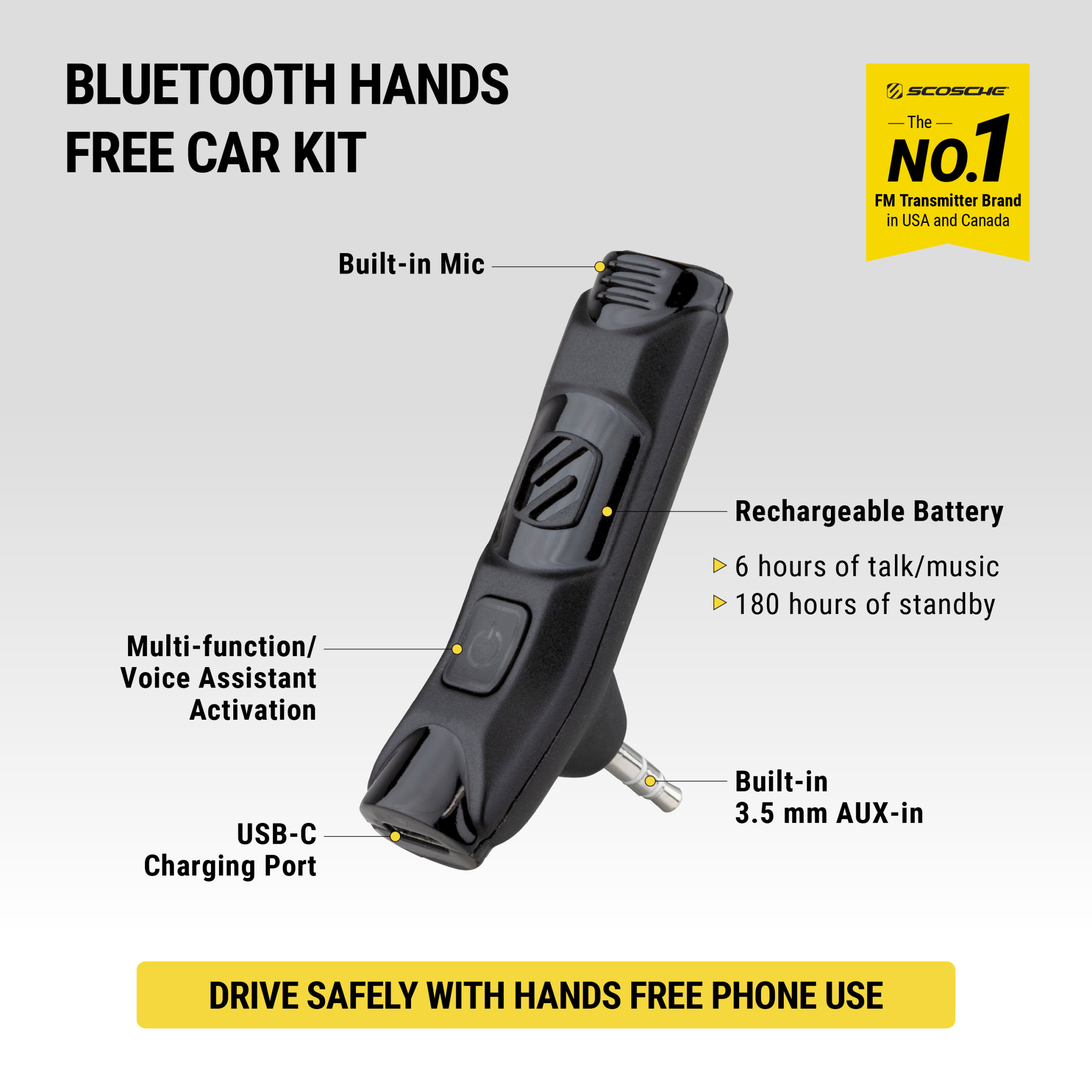 Scosche MotorMouth III Bluetooth Handsfree Receiver photo 2