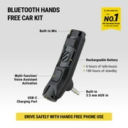 Scosche BTAXS2-1 MotorMouth III Bluetooth Handsfree Receiver MP3/Aux Adapter w/ Built-in Mic Black