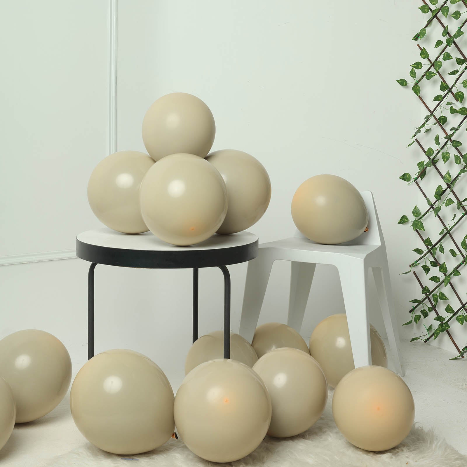 Efavormart 25 Pack | 12" Nude Double Stuffed Prepacked Latex Balloons ...