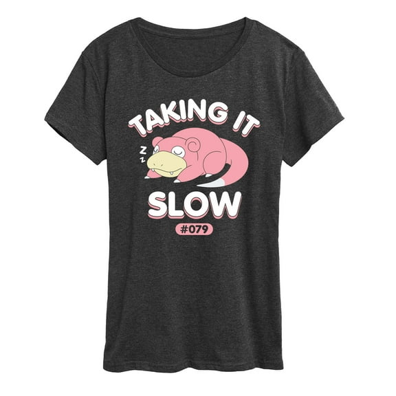 Pokémon - Slowpoke Taking It Slow - Women's Short Sleeve Graphic T-Shirt
