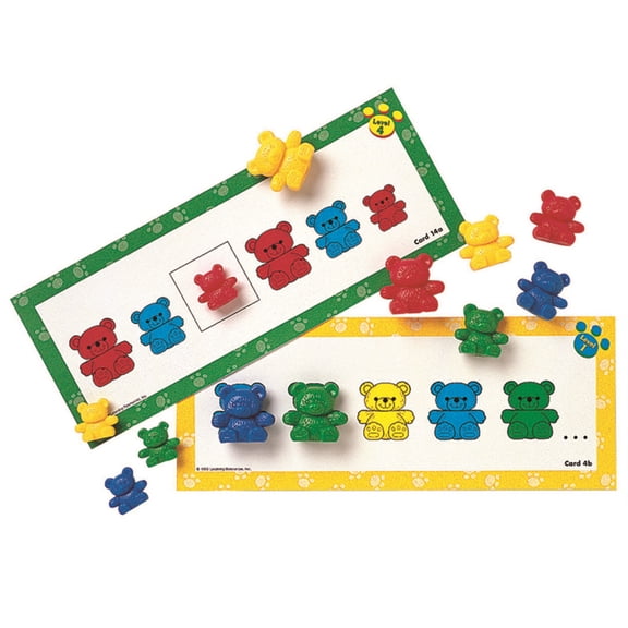 Three Bear Family, LRNLER0753, Pattern Cards, 16 / Set, Multi