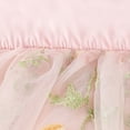 thumbnail image 4 of IBTOM CASTLE Newborn Toddler Baby Girls Fall Outfit Butterfly Romper Princess Dress with Headband 1st Birthday Cake Smash Clothes for Photo Shoot 6-12 Months Pink Flower, 4 of 8