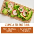 thumbnail image 3 of Wasa Thins Sesame & Sea Salt Flatbread Crackers 6.7 oz, 3 of 5