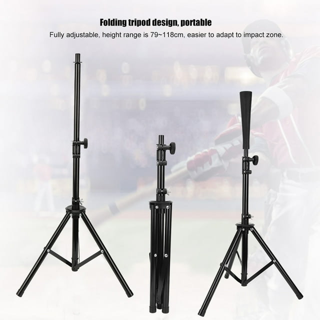 Batting Tees Cricket Baseball Tee Bar Steel Pipe 1Pc Baseball Batting Tee Softballpod T Stand Practiceing Hitting