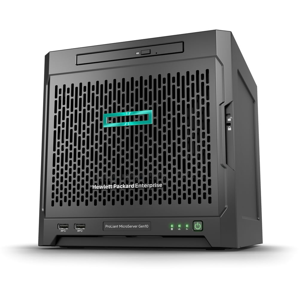 HPE ProLiant MicroServer Gen10 Ultra Micro Tower Server, 1 x AMD ...