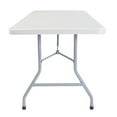 thumbnail image 4 of (Lot de 2) Table Pliante Robuste National Public Seating 30 Pouces x 60 Pouces, Gris Moucheté, 4 of 5