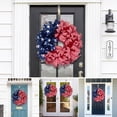 thumbnail image 5 of 2 Pcs Patriotic Independence Day Wreath 4th of July Wreaths for Front Door Patriotic Wreath American Flag Garland Front Door Decorations, Independence Day Wreath for Home Wall Porch, 5 of 7