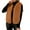 Camel, variant on Women's Fuzzy Faux Fur Sleeveless Vest Teddy Coats Open Front Plush Waistcoat Outerwear Khaki XL