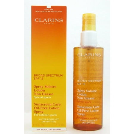 Clarins Sunscreen Care Oil-Free Lotion Spray For Outdoor Sports SPF15 150