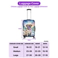 thumbnail image 5 of Hello Winter Pug Welcome Snowy Night Watercolor Vintage Travel Luggage Cover Dog Lover Gifts Suitcase Dust Protective Decor - 01011, 5 of 5