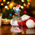 thumbnail image 5 of Gnmfd Christmas Elf Candy Jar Ornament, Cute Resin Glass Container for Snacks Sweets, Holiday Dwarf Decor for Christmas Tree Winter Party Indoor Outdoor Decor, 5 of 5