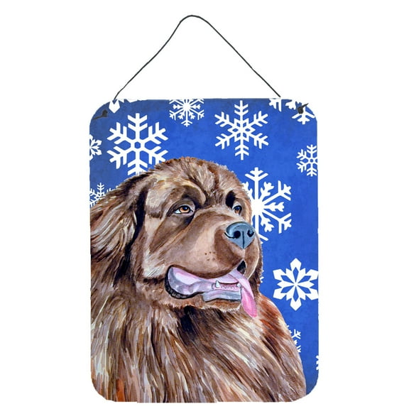 Newfoundland Winter Snowflakes Holiday Wall or Door Hanging Prints