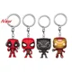 thumbnail image 4 of Recién llegado FUNKO POP Disney llaveros héroes Iron-man iron-spider black.panther alien green goblin batman figura de acción juguetes, 4 of 5