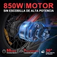 thumbnail image 3 of Bicicleta Eléctrica Honey Whale K6 Pro Rojo, 3 of 8