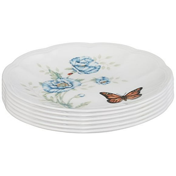 Juego de placas de fiesta Lenox Butterfly Meadow de 6 piezas Lenox Lenox