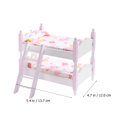 thumbnail image 3 of LAMIRO 1/12 Scale Dollhouse Miniature Furniture Wooden Bunk Bed Doll House Decor, 3 of 4