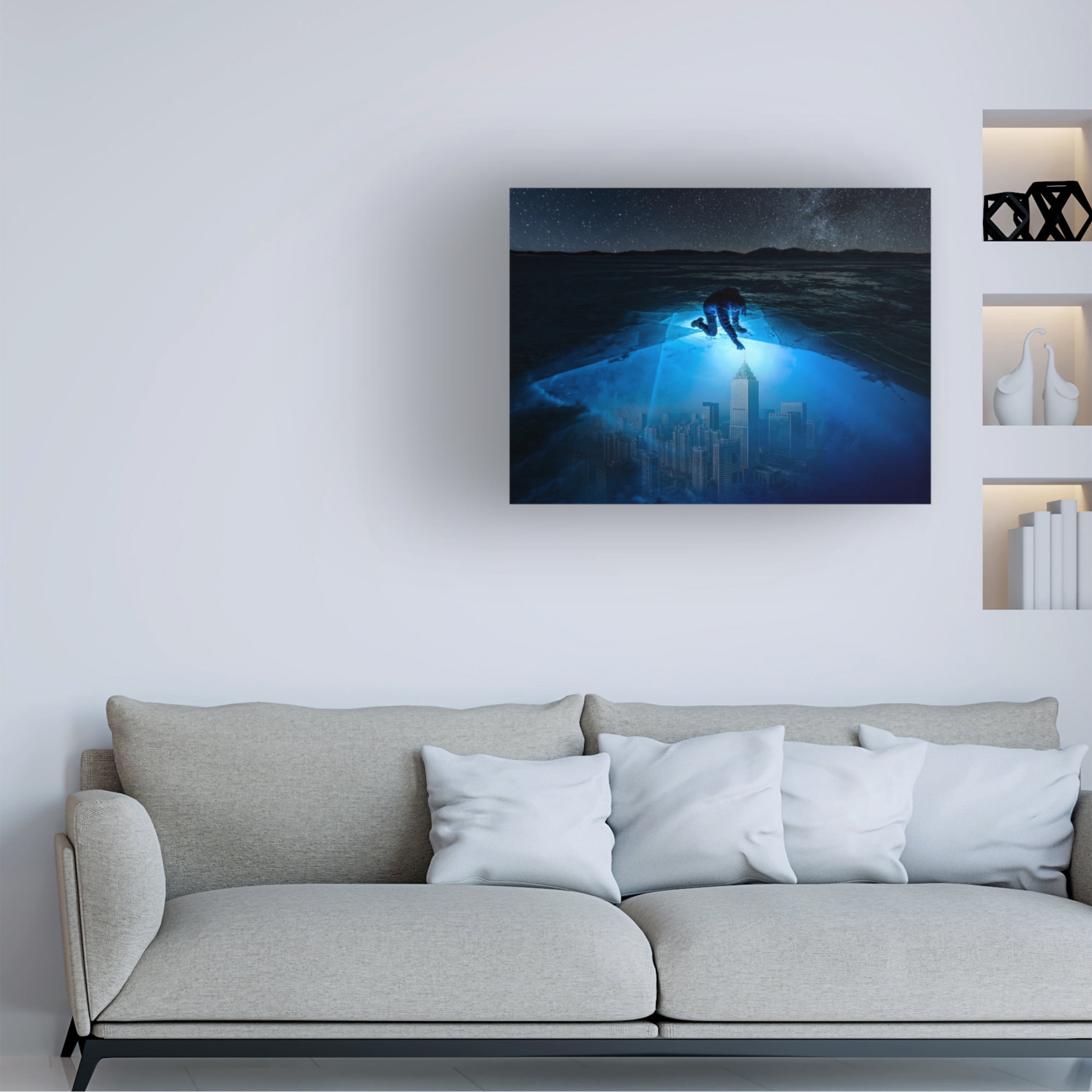 Trademark Fine Art Irene Wu Ignite The Outer Dimension Canvas Wall Art