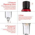 thumbnail image 4 of 1/4 Inch BSP 130PSI Air Pressure Regulator Air Compressor Filter Set Oil Water Separator Moisture Filter, 4 of 11