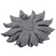 thumbnail image 4 of Mini Flor Girasol de Tela perfecl para Matromonio Clips Diadema Sombrero gris, 4 of 8
