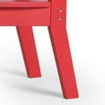 thumbnail image 3 of WestinTrends Treehouse Outdoor HDPE Kids Plastic Toddler Dining Chair (Set of Two), Red, 3 of 15