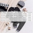 thumbnail image 3 of HCNTES Baby Boy Winter Clothes Baby Boys Outfit Newborn Baby Boy Clothes Ribbed Knitted Long Sleeve daddys Little dude Print Rompers Fall Winter Outfits Pants Sets 0 3 6 9 Months, 3 of 7