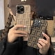 thumbnail image 4 of Funda Colorida De Cuero De Lujo Para iPhone 14 13promax 12 11 Protectora Completa Moda FF, 4 of 4