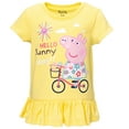 thumbnail image 3 of Peppa Pig Toddler Girls Peplum T-Shirt and Shorts Outfit Set Toddler to Big Kid, 3 of 5