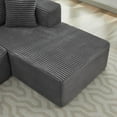 thumbnail image 2 of Modular Sectional Couches for Living Room: Right Facing Chaise Longue (Gray), 2 of 5