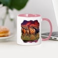 thumbnail image 4 of CafePress - Sunset Horses Mug - 11 oz Ceramic Mug - Novelty Coffee Tea Cup, 4 of 6