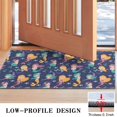 thumbnail image 3 of Dark Blue Mermaid Princess Pattern Door Rugs,Washable Non Slip Door Mats Indoor,Decorative Door Mats,Entry Mat Indoor for Entrance,Bedroom,Kitchen,Bathroom,17"x30", 3 of 6