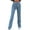 Blue, variant on Clearance Cyber&Monday Plus Size Clearance Ieans for Women Bootcut Women'S Loose Casual Jeans Fashion High-Waist Straight Trousers