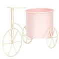 thumbnail image 4 of Raindrops Rustic Metal Bike Plant Stand for Storage Use Pink Color Adds Charm to Home Decor 7.5"x4.3", 4 of 8